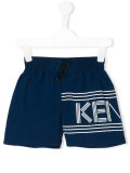 logo print swim shorts 