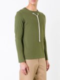 drawstring detail longsleeved T-shirt