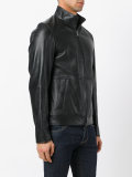 high neck zipped jacket