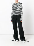 ribbed striped jumper