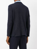 waffle knit blazer