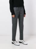 front pleat tailored trousers