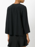 eyelet trim blouse 