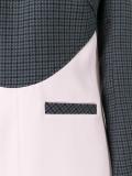 houndstooth panel dress