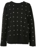 cut-out emellished sweater