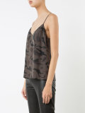 camouflage print camisole