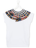 snake print T-shirt 