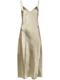 V-neck slip dress