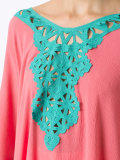 lace detail beach dress