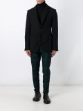 fitted single breasted blazer