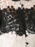buttoned lace dress