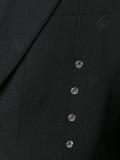 curved hem blazer 