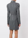 panelled fitted dress