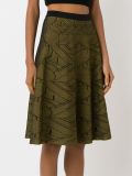 knit flared skirt