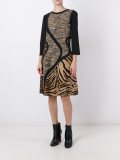 animal print dress