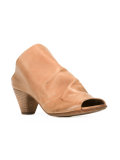 slip-on ruched sandals