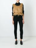 faux fur waistcoat