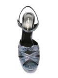 glittery platform sandals