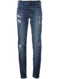 distressed skinny jeans