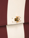 striped shoulder bag