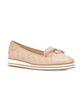 quilted platform ballerina shoes 