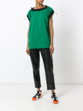 drawstring short sleeve top