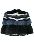 fur cropped jacket