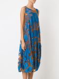 round neck midi dress