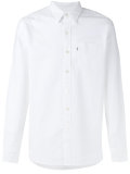 front pocket plain shirt 