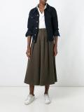 microchecked skirt 