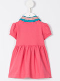 contrast collar dress
