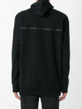 tape detail hoodie 