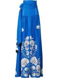 embroidered skirt