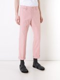 square pattern trousers