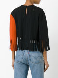 fringed vertical panel top