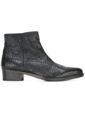 scaled ankle boots 