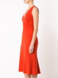 pleated shift dress