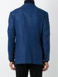 buttoned long sleeve blazer