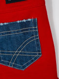 contrasting pocket shorts