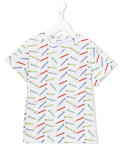 pencil print T-shirt