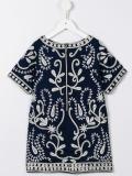 embroidered shift dress
