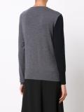 'Faux Cardigan' sweater