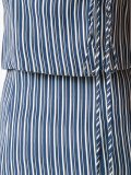 striped midi dress