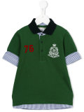 layered polo shirt
