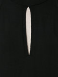 flared sleeveless evening dress