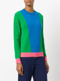 colour-block jumper 