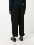 cropped wide-leg trousers