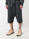 drawstring hem shorts