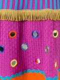 mirror embellished patchwork dress
