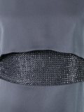 beaded waist satin dress